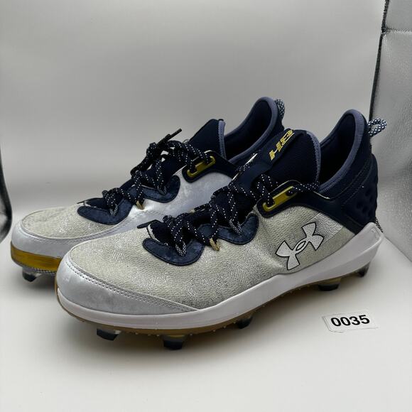 Under Armour Mens 13.5 Harper 8 Elite TPU Baseball Cleats 3026591-102 - Picture 1 of 10